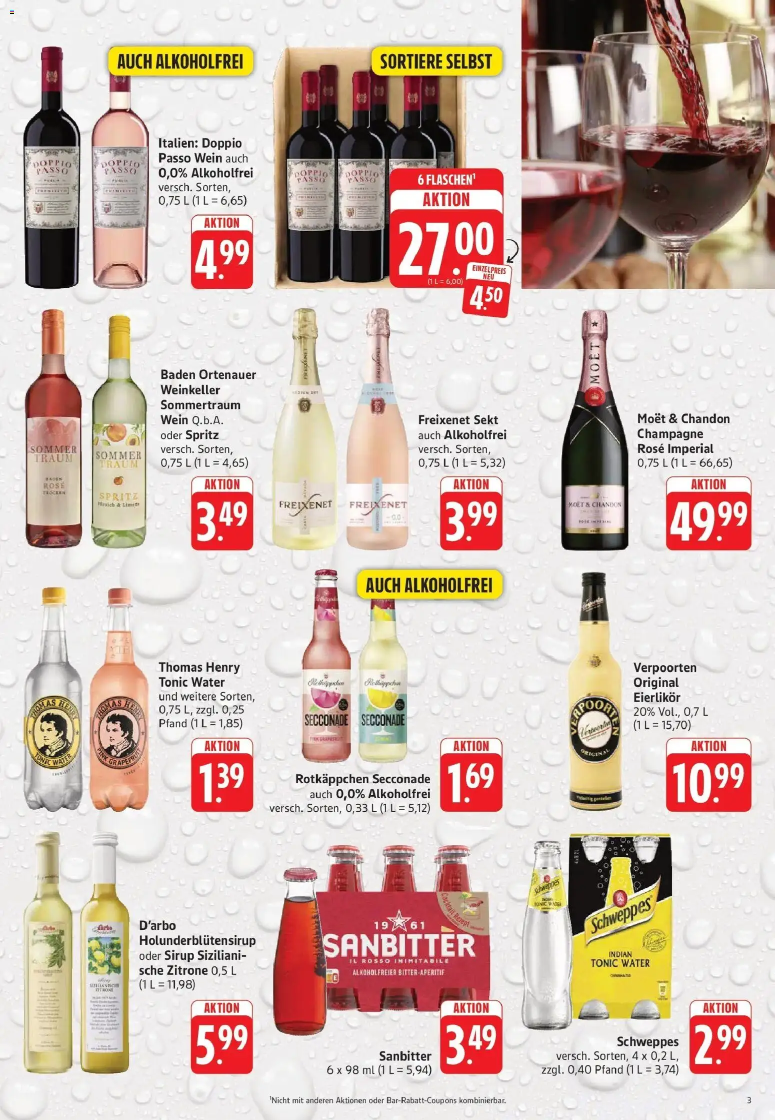 Trinkgut Prospekt Wittlich (ab 12.10.2026) » Angebote online | Seite: 3 | Produkte: Sekt, Sirup, Doppio Passo, Rotkäppchen