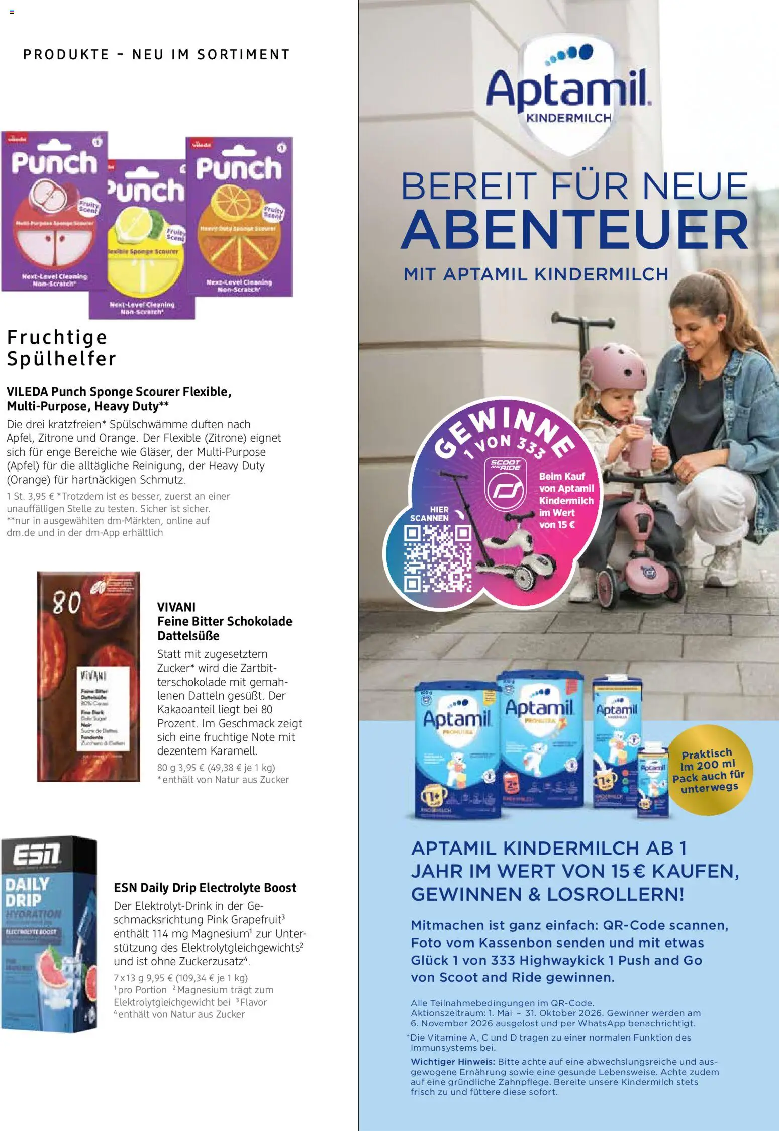 dm drogerie Prospekt – gültig ab 01.09.2026 | Seite: 99 | Produkte: Schokolade, Äpfel, Zucker, Zitrone