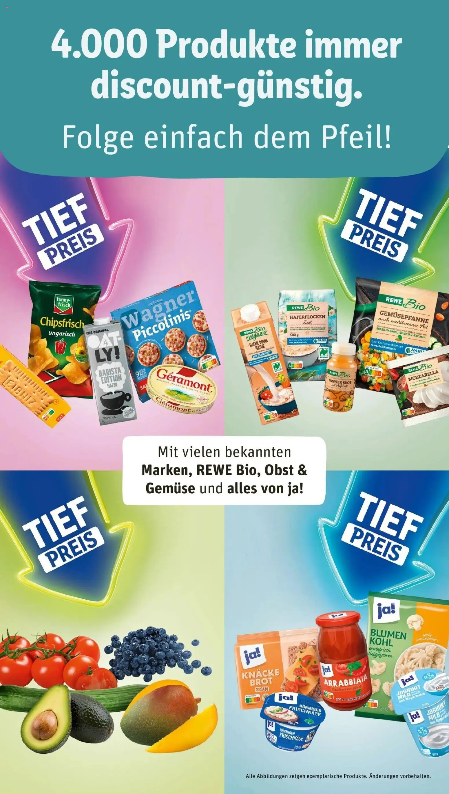 REWE Prospekt ab 17.08.2026 zum Blättern » Angebote | Seite: 20 | Produkte: Geramont, Funny frisch, Piccolinis, Brot