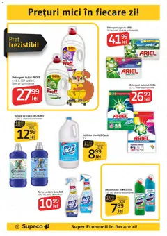 Ofertele Supeco valabile de la 25.06.2026 | Pagină: 16 | Produse: Kedi Ödül Oyuncakları, Balsam, Detergent, Balsam de rufe