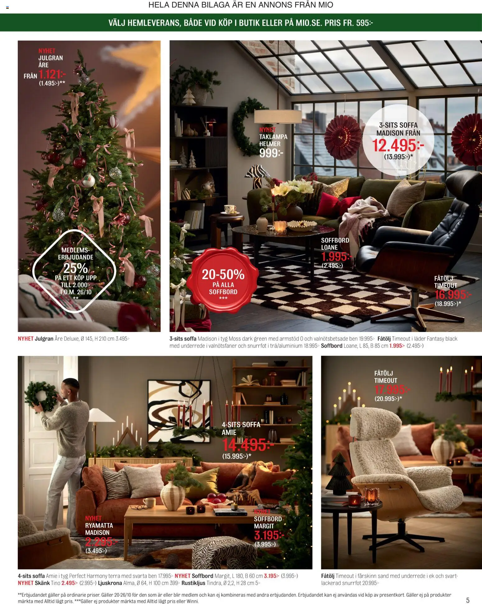 Mio reklamblad aktuell från 20/10/2026 | Sida: 5 | Produkter: Ben, Galler, Soffbord, Skänk