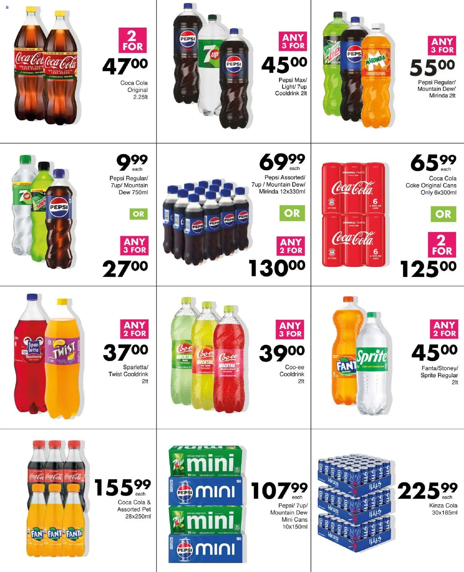 New Save catalogue – valid from 13/08/2026 | Page: 50 | Products: Coke, Fanta, Sprite, Sugar