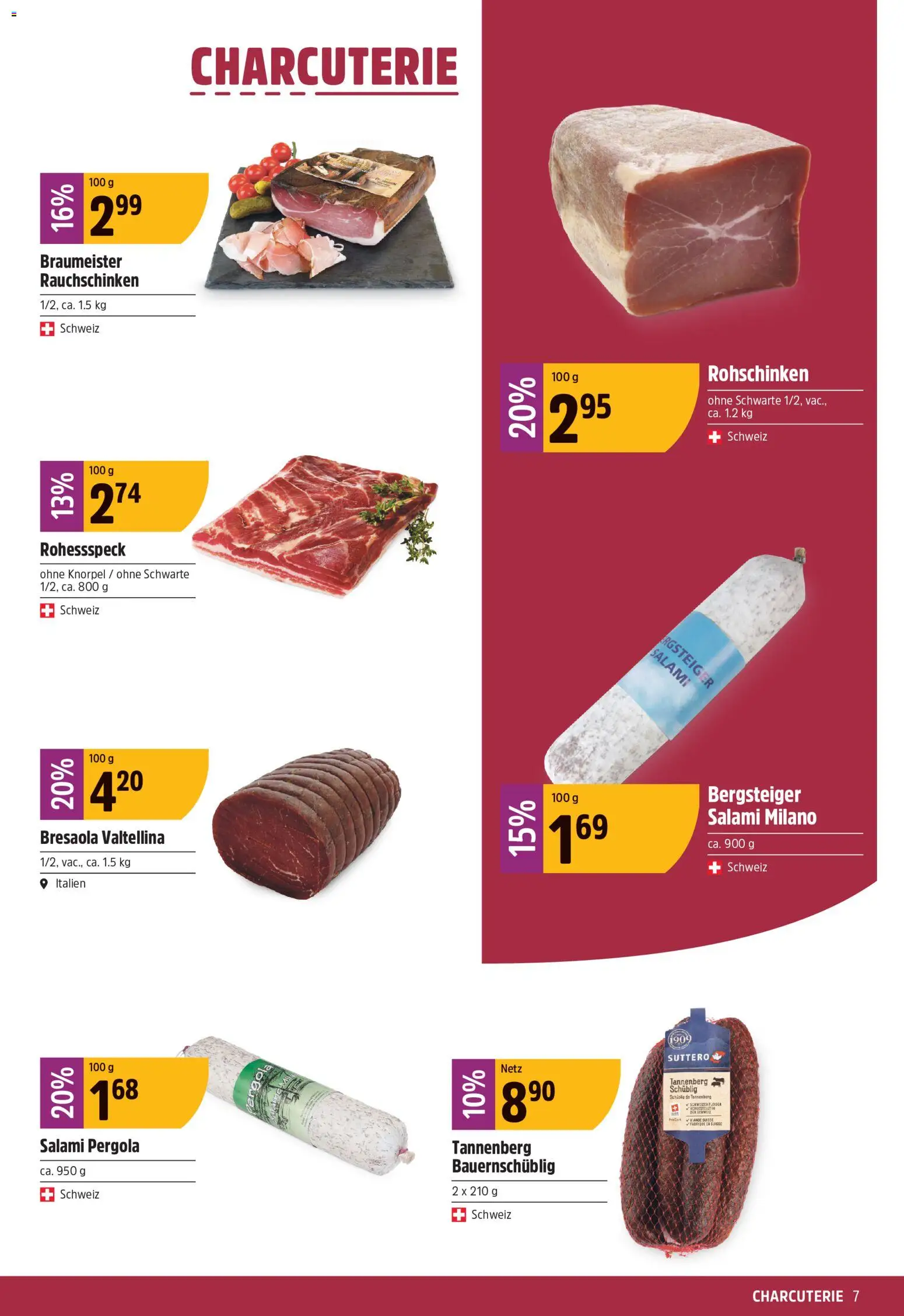 TopCC aktionen – gültig ab 24.08.2026 | Seite: 7 | Produkte: Salami