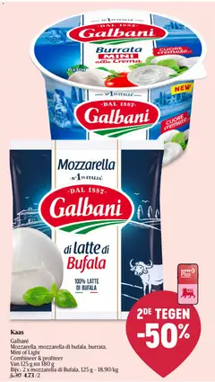 Mozzarella di Bufala, Mozzarella di Bufala - Voorbeeld van een folder van Delhaize, geldig van 09/07/2026 | Pagina: 19 | Producten: Mozzarella, Kaas