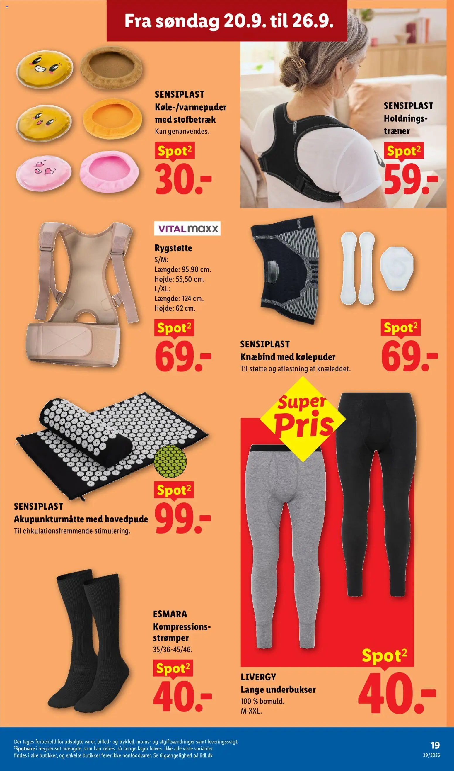 Lidl tilbudsavis – gyldig fra 20/09/2026 | Side: 5 | Produkter: Søm, Underbukser, Strømper