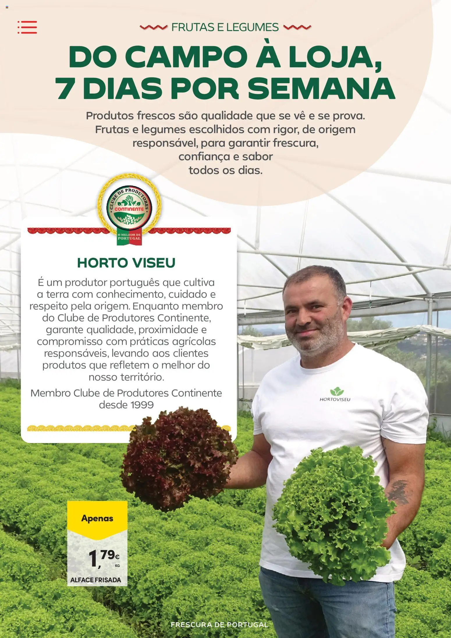 Continente - Frescura de Portugal Direto da origem │ válido de 05.05.2026 | Página: 4 | Produtos: Alface