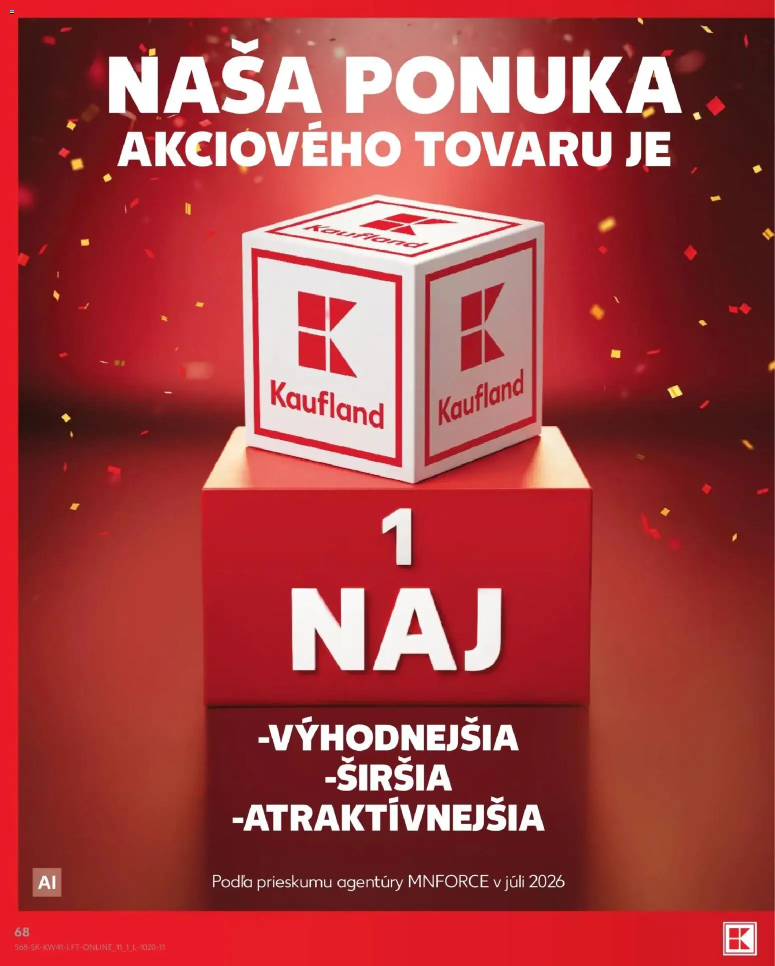 Nové Kaufland akcie – leták je platný od 08.10.2026 | Strana: 68