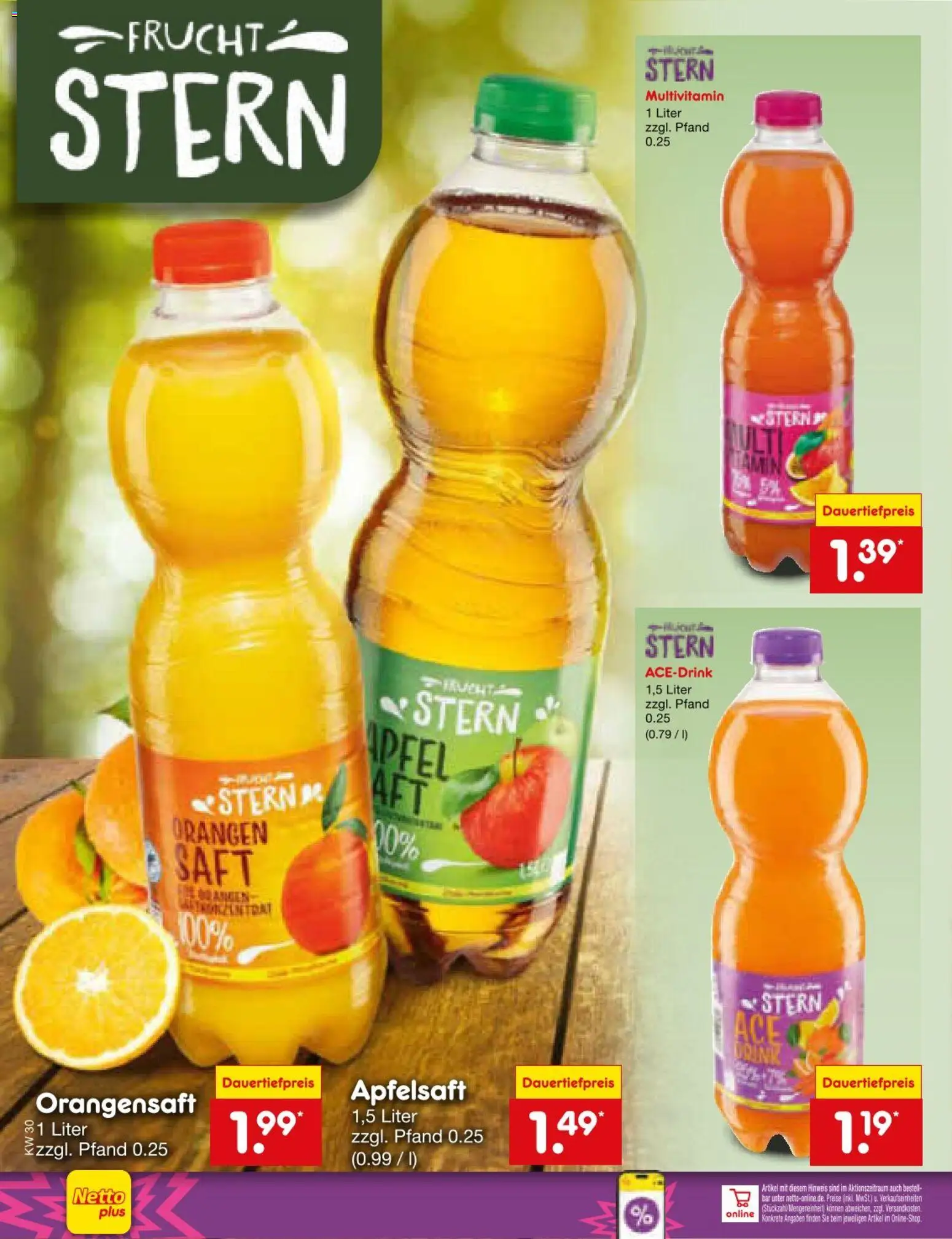 Netto Marken-Discount Prospekt – gültig ab 20.07.2026 | Seite: 32 | Produkte: Orangen, Orangensaft, Apfelsaft, Saft