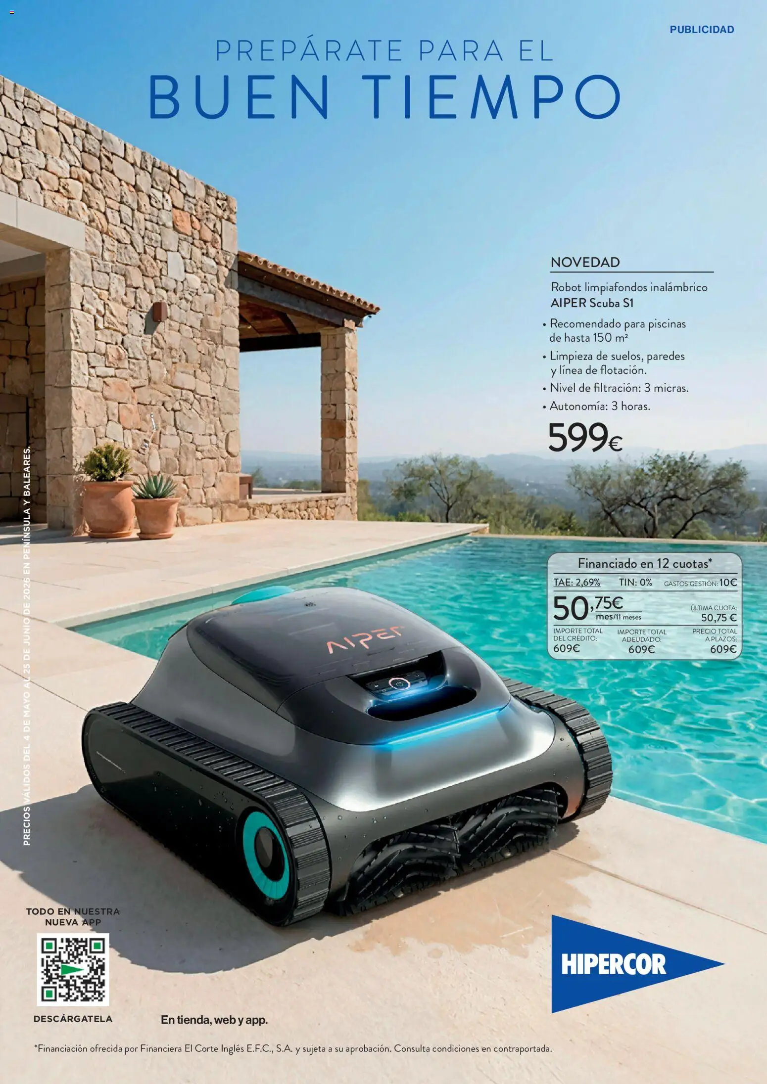 Hipercor Prepárate para el buen tiempo │ válido desde el 04.05.2026 | Página: 1 | Productos: Robot