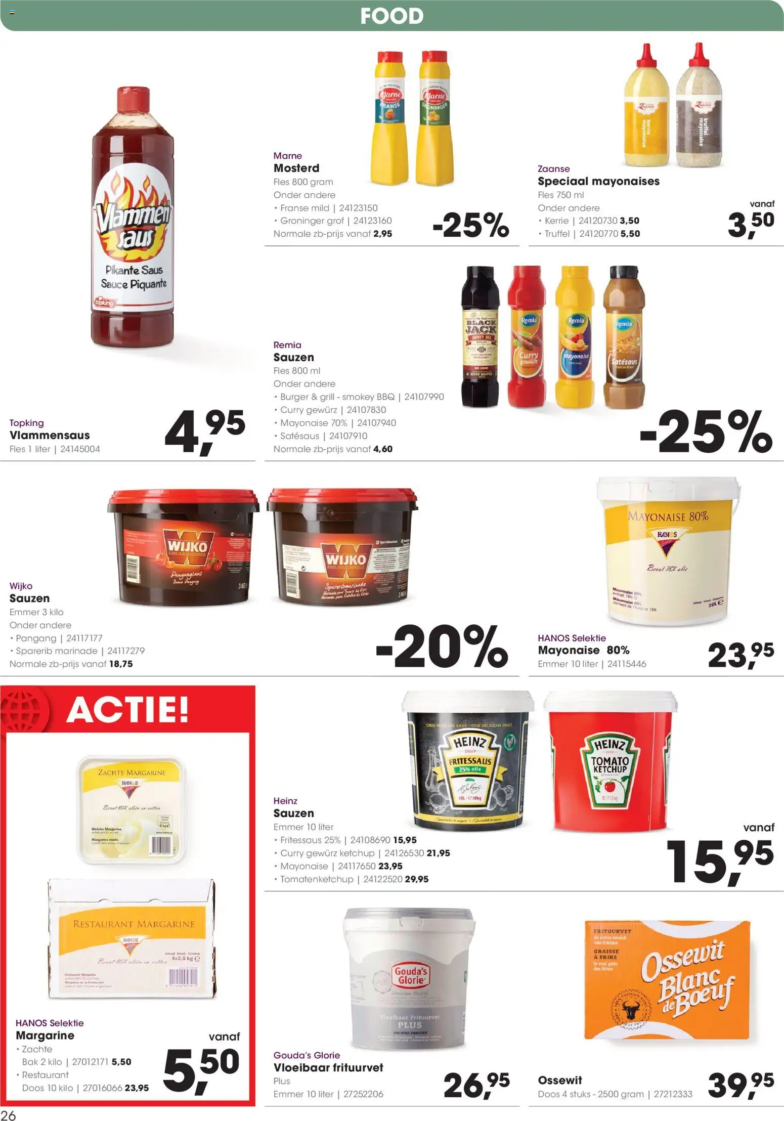 {H1} | Pagina: 26 | Producten: Sauzen, Ketchup, Mayonaise, Margarine