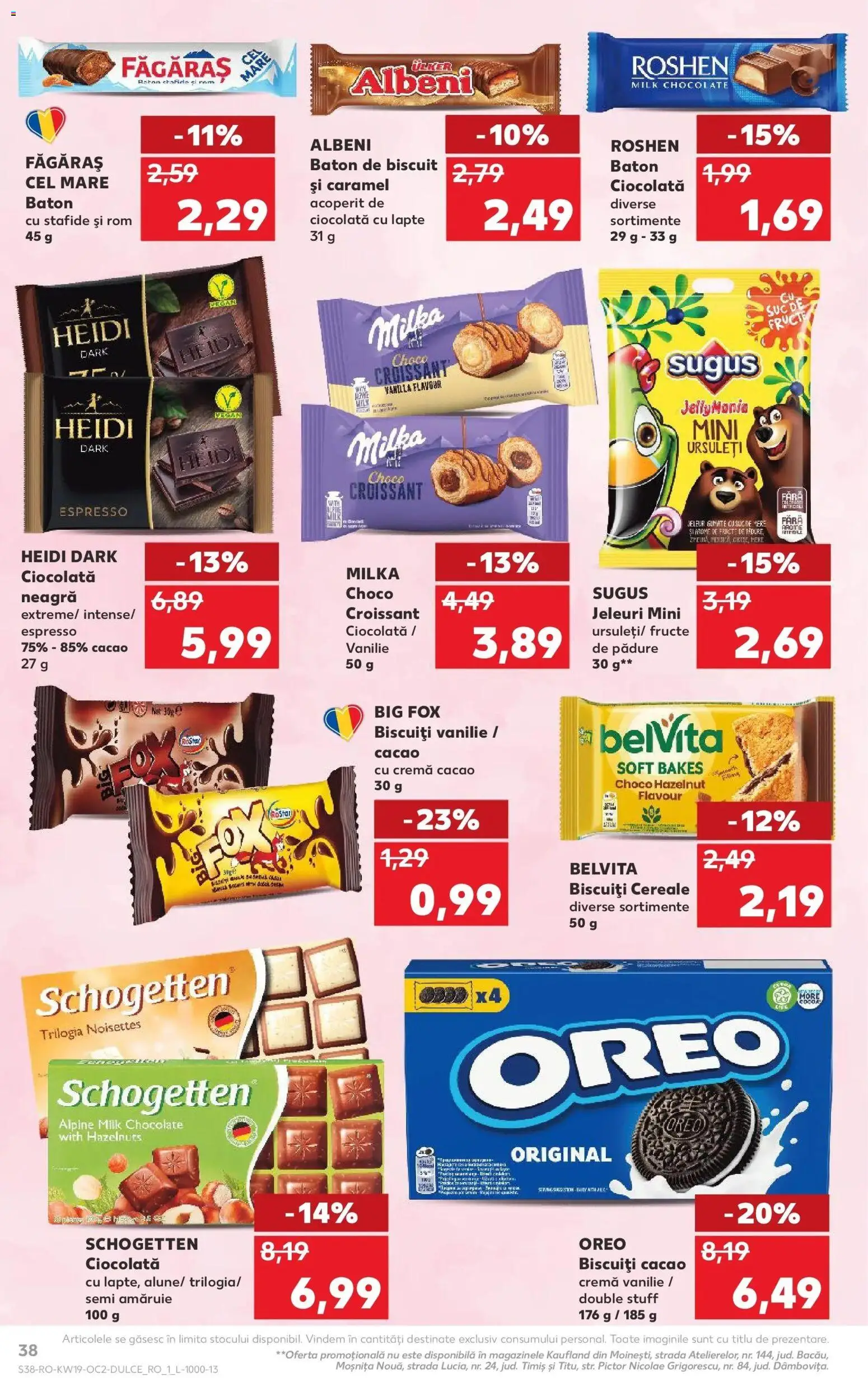 Noul catalog Kaufland – valabil de la 06.05.2026 | Pagină: 38 | Produse: Lapte, Suc, Cacao, Fructe