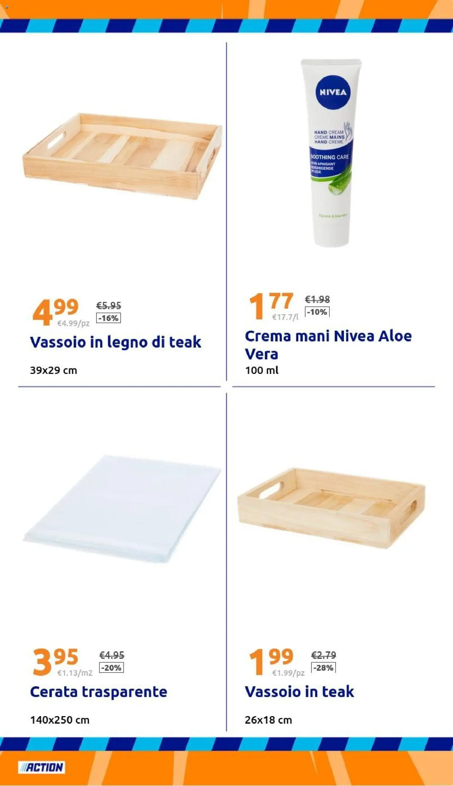 Volantino Action del 27.05.2026 | Pagina: 27 | Prodotti: Crema, Aloe vera, Vassoio