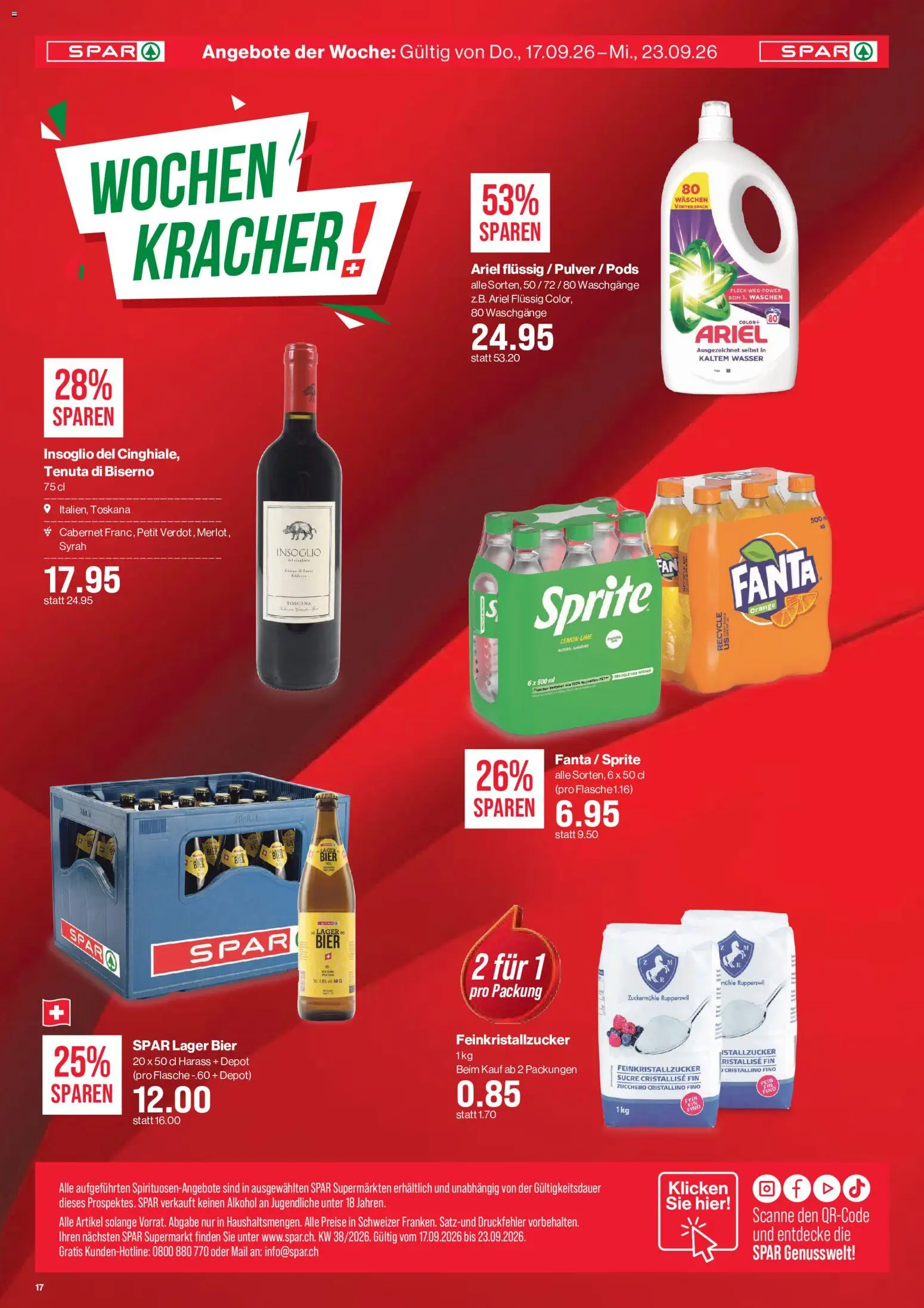 SPAR aktionen – gültig ab 17.09.2026 | Seite: 17