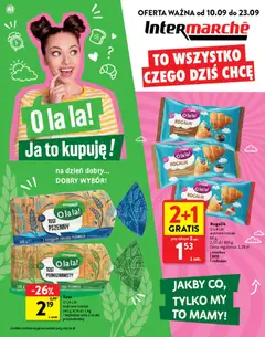 Pogląd oferty "Intermarche gazetka - O La La! Ja to kupuję!" - ważna od 10.09.2026
