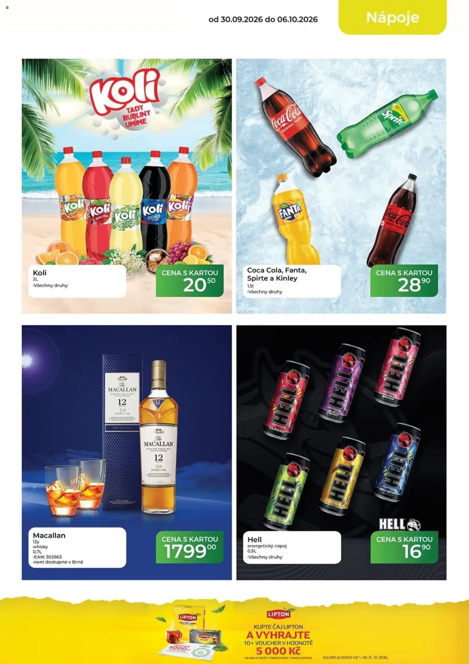 Tamda Foods leták od 30.09.2026 | Strana: 13 | Produkty: Fanta, Energetický nápoj, Sprite, Cola