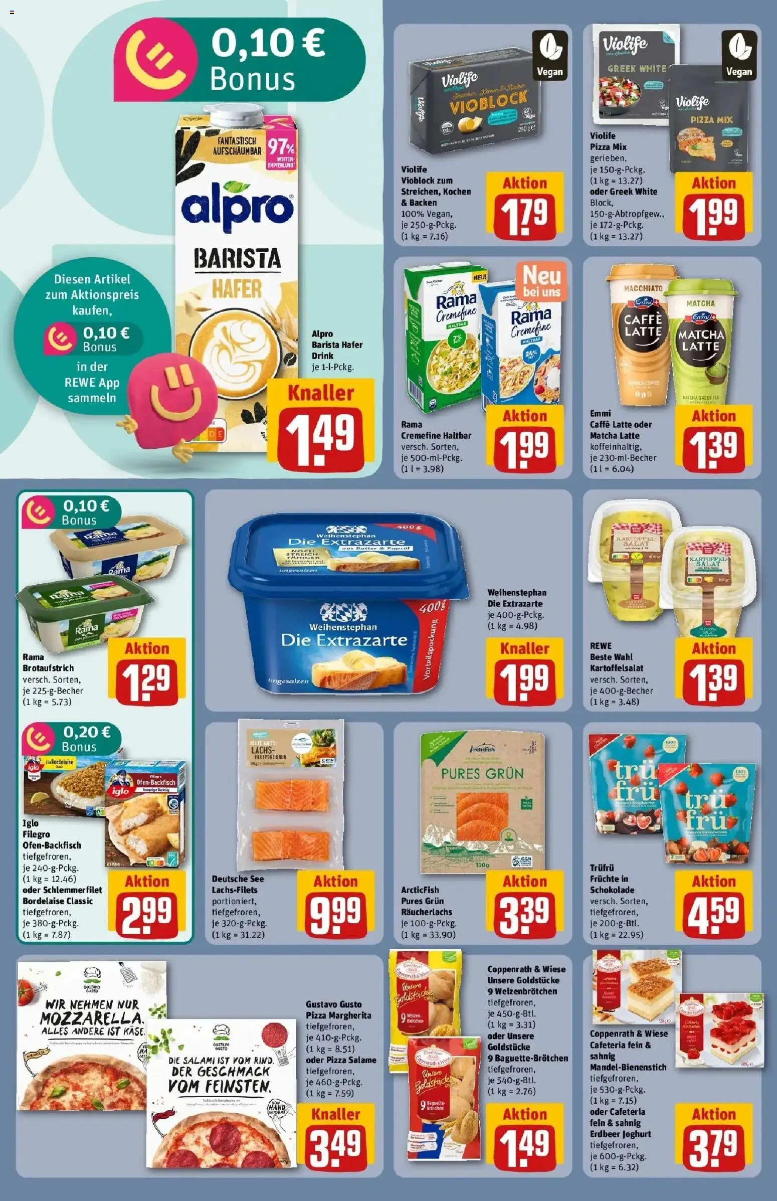 REWE Prospekt ab 14.09.2026 zum Blättern » Angebote | Seite: 16 | Produkte: Butter, Rapsöl, Lachs, Alpro