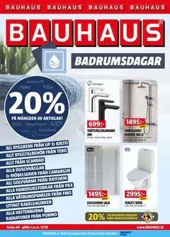Bauhaus erbjudanden - Förhandsvisning av reklamblad från butik Bauhaus aktuell från 28/09/2026