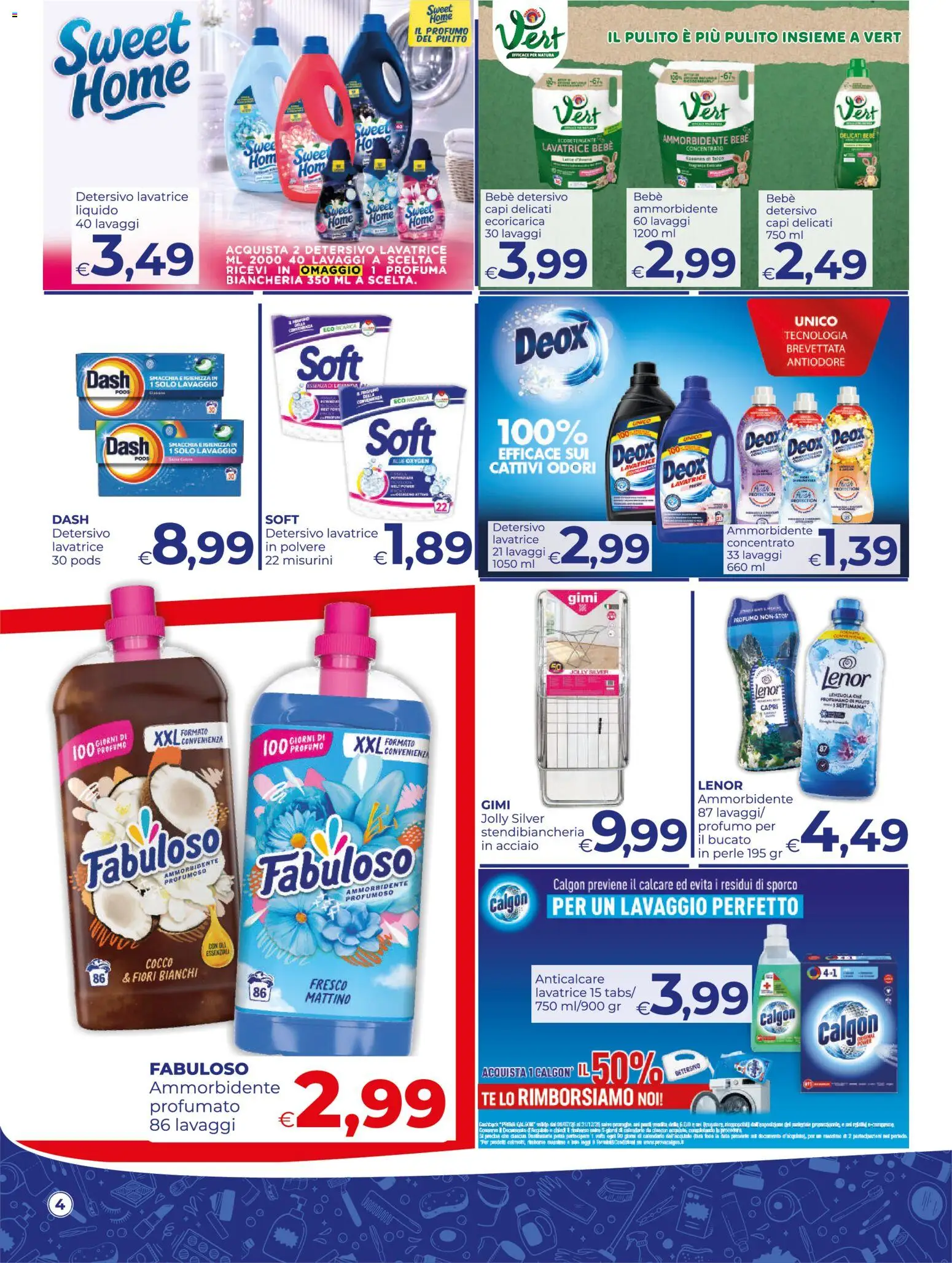 Volantino Pilato del 25/08/2026 | Pagina: 4 | Prodotti: Ammorbidente, Anticalcare, Fiori, Profumo