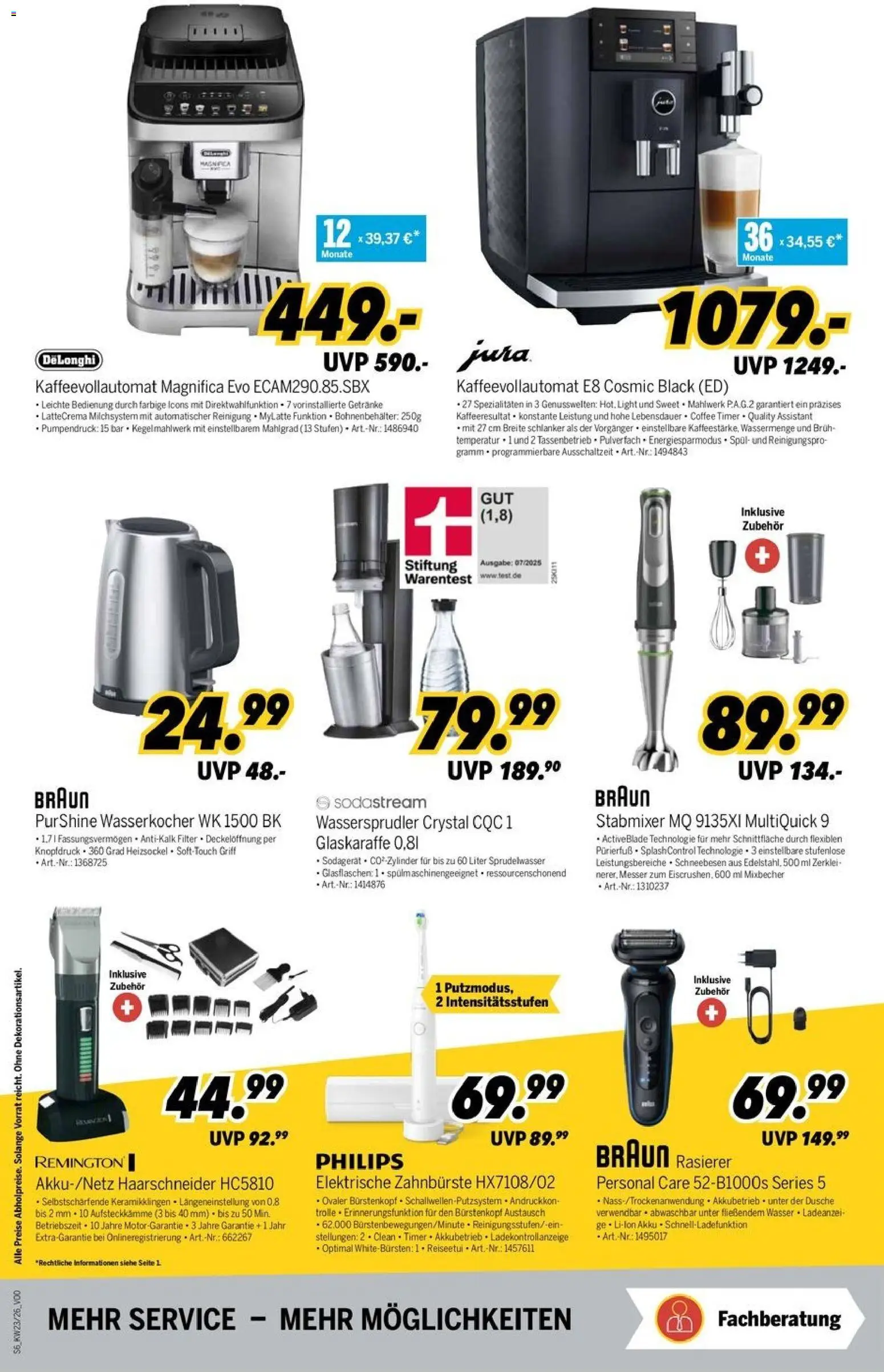 Medimax Prospekt – gültig ab 30.05.2026 | Seite: 6 | Produkte: Philips, Zahnbürste, Wasser, Kaffeevollautomat