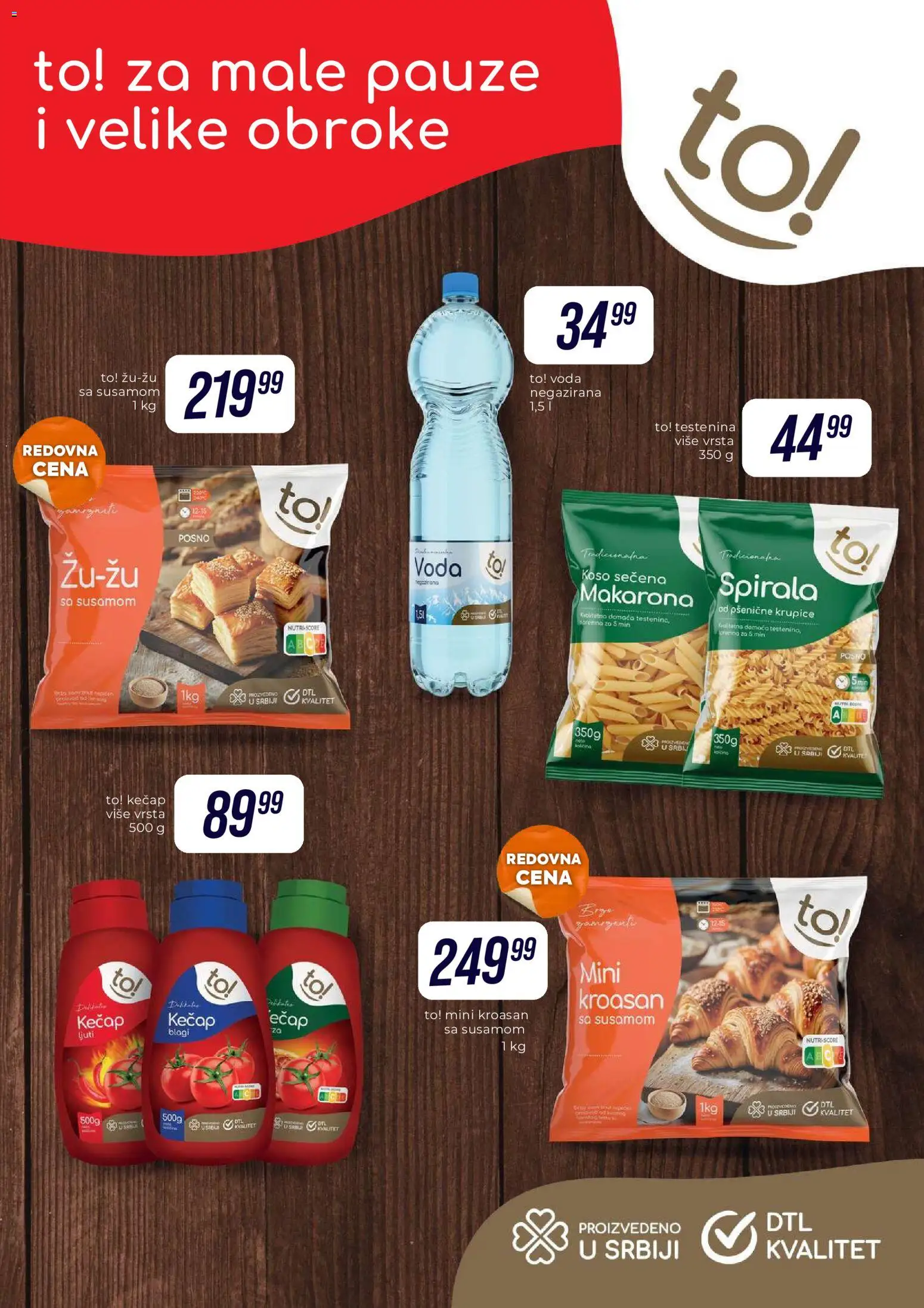 Tekijanka katalog - važi od 15.07.2026 | Strana: 2 | Proizvode: Testenina, Kečap, Kroasan, Voda