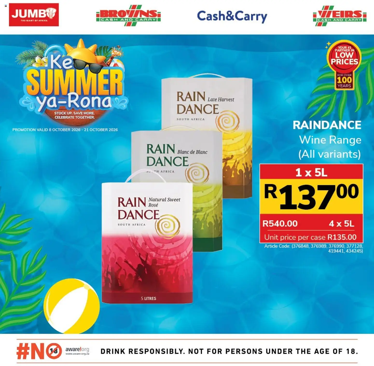 New Jumbo catalogue – valid from 08/10/2026 | Page: 4 | Products: Case, Wine, Stock