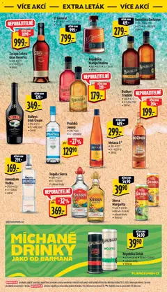 Náhled letáku Albert leták - Hypermarket od 26.08.2026 | Strana: 47 | Produkty: Metaxa 5*, Vodka, Tequila Sierra, Republica