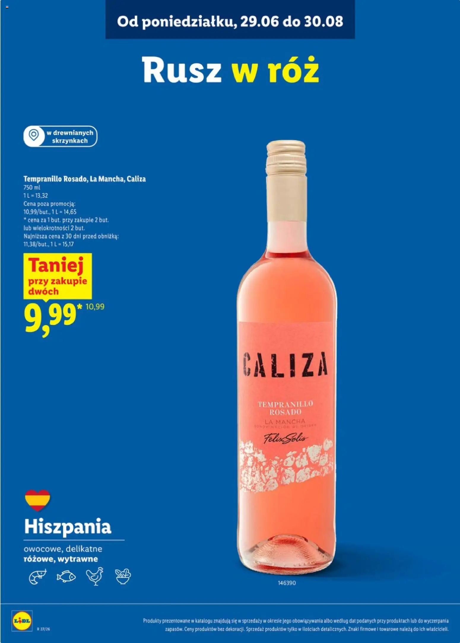 Lidl Katalog karta win od 29.06.2026 | Strona: 22 | Produkty: Róż