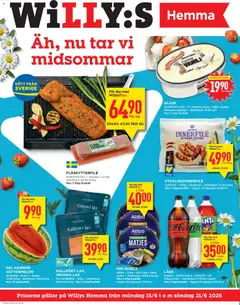 Aktuella erbjudande - Förhandsvisning av reklamblad från butik Willys aktuell från 15.06.2026