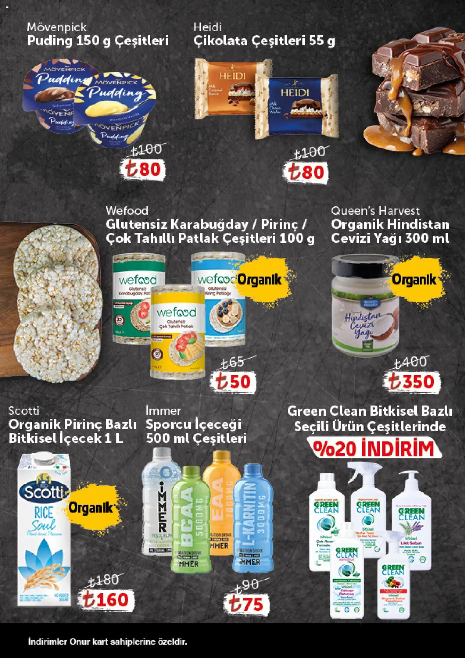 Onur Market - Katalog Gurme - 28 Temmuz 2026 tarihinden itibaren geçerlidir | Sayfa: 10 | Ürünler: Hindistan Cevizi, Çikolata, Pirinç