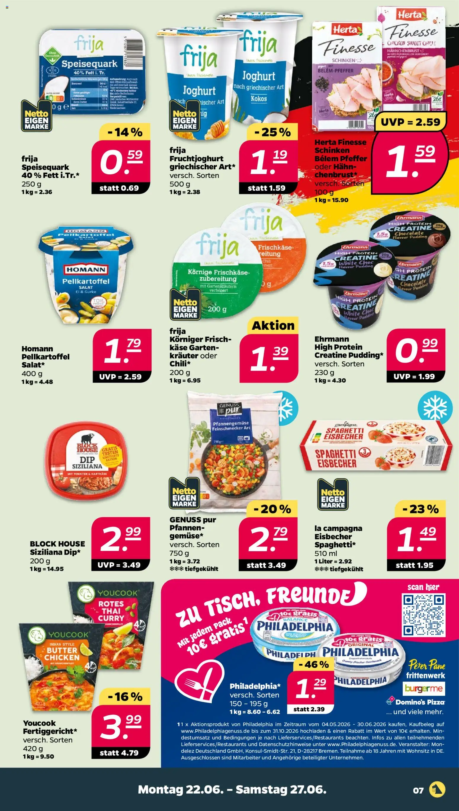 Netto Prospekt | 22.06.2026 | Wie erhält man einen begrenzten Rabatt? | Deutschland