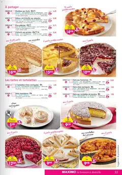 Maximo - Prévisualisation de Maximo catalogue valide à partir de 27.04.2026 | Page: 55 | Produits: Citron, Réfrigérateur, Crème fouettée, Amandes