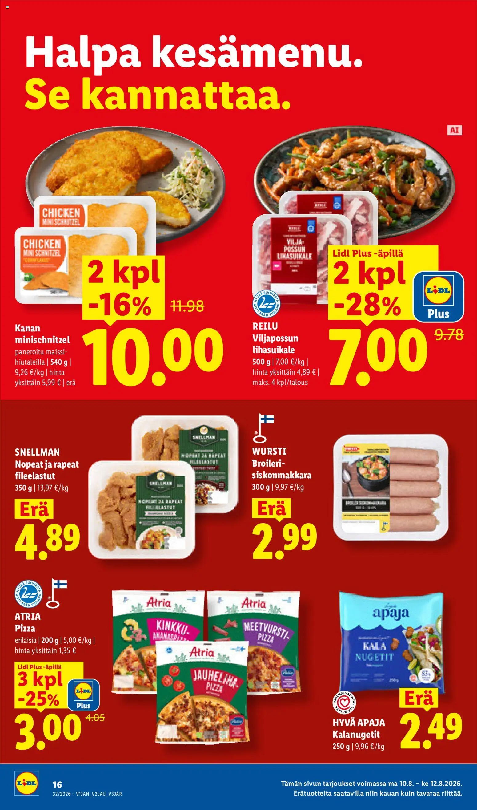Lidl tarjoukset – voimassa 06/08/2026 alkaen | Sivu: 22