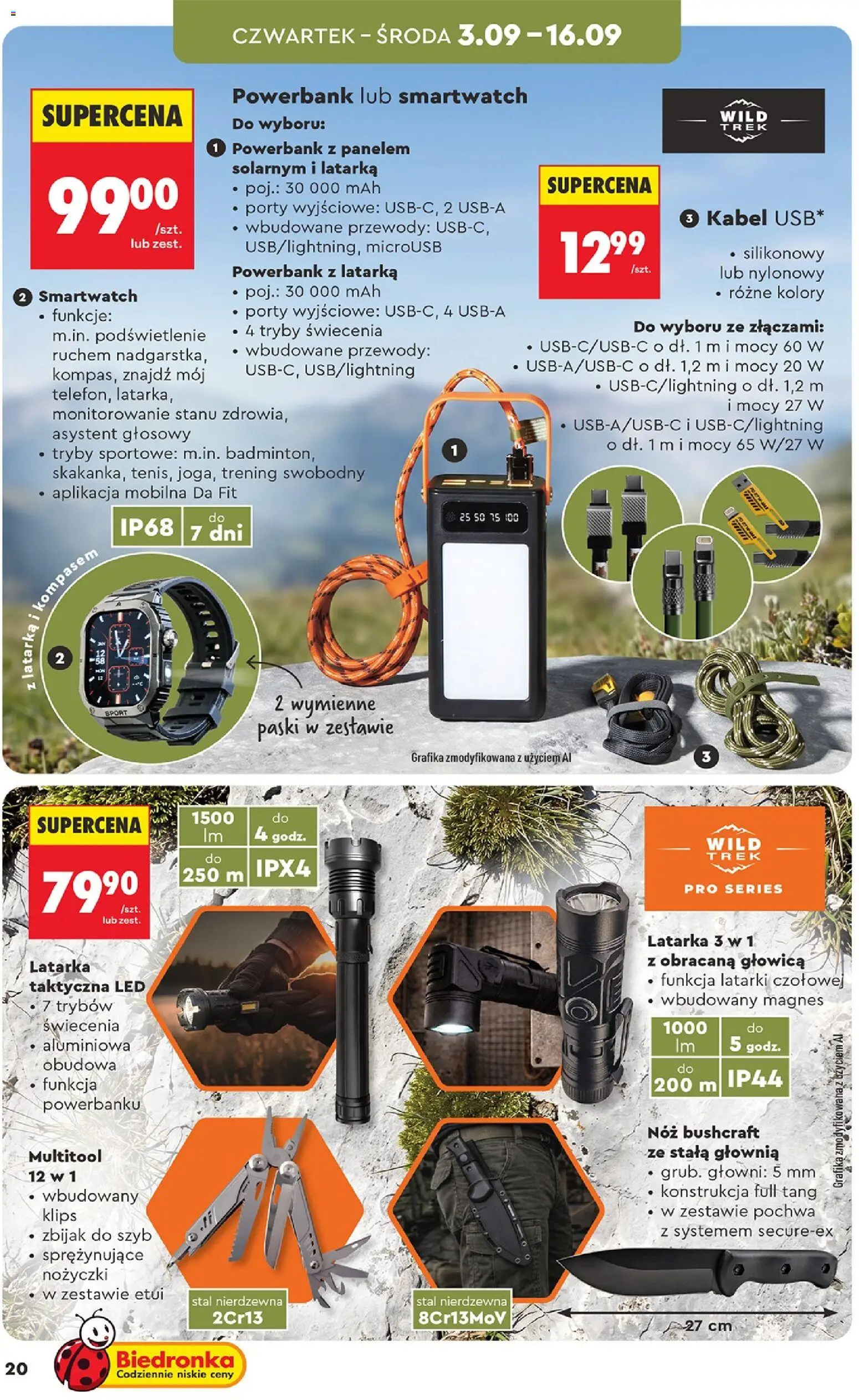 Biedronka Polsko leták - Hity i inspiracje od 31.08.2026 | Strana: 20 | Produkty: Kabel, LED