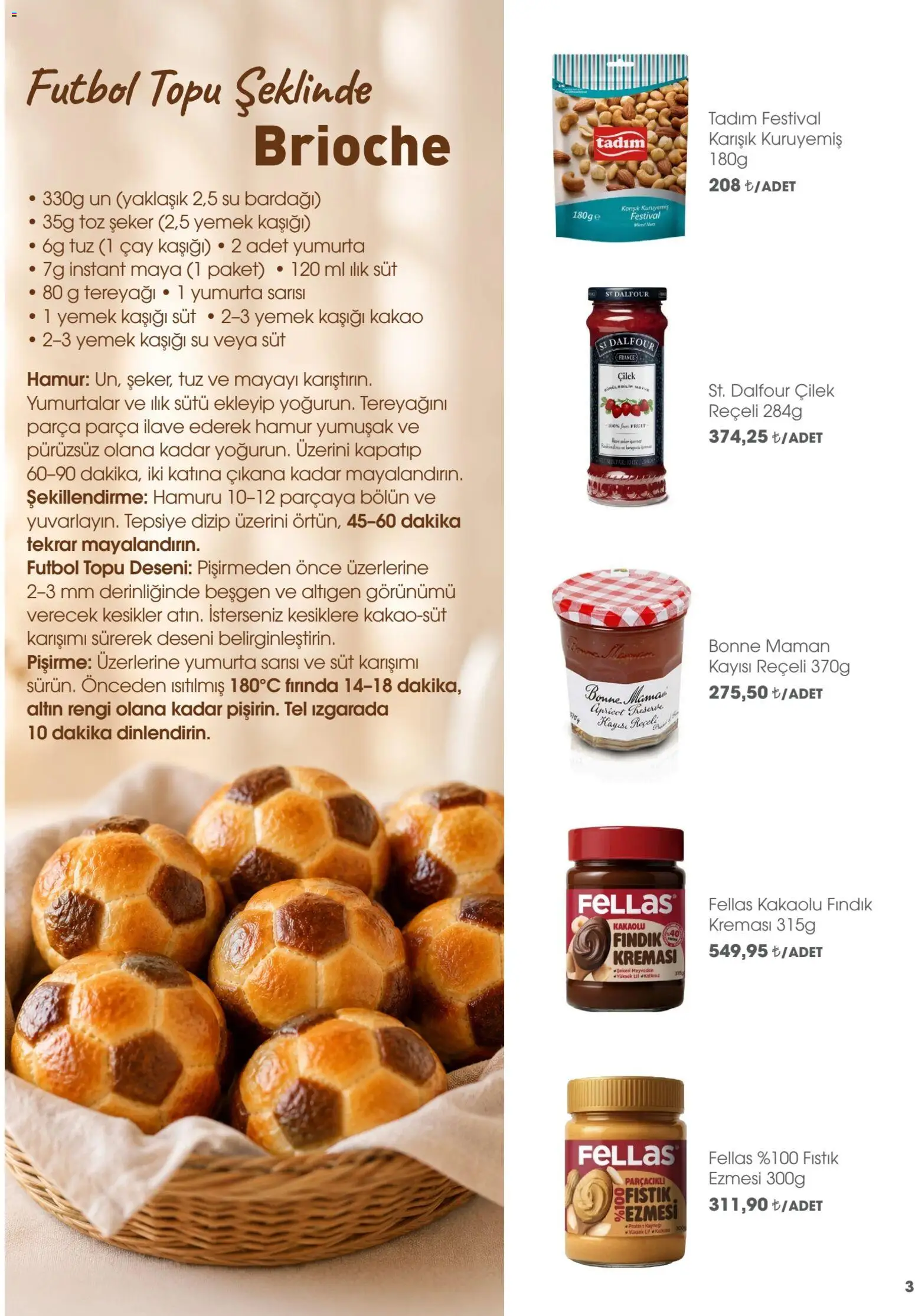CarrefourSA - Katalog Gurme - 01.06.2026 tarihinden itibaren geçerlidir | Sayfa: 3 | Ürünler: Tereyağı, Çay, Su, Kayısı