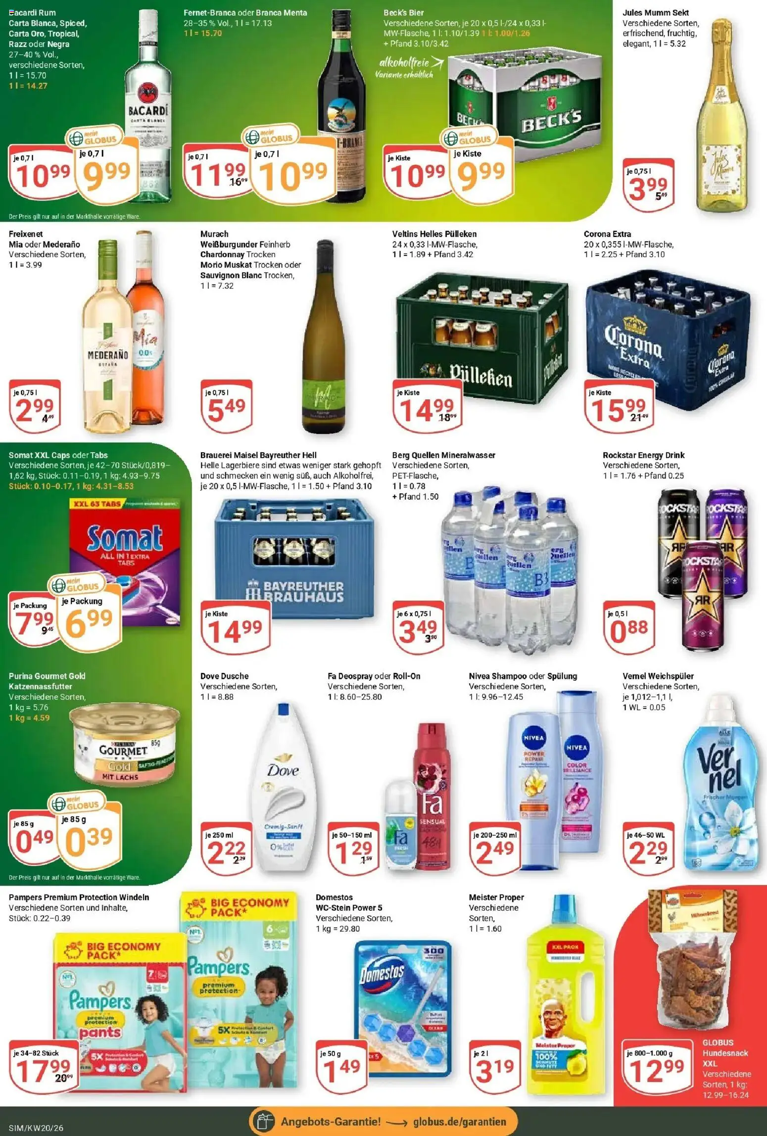Globus Prospekt Simmern	 – gültig ab 10.05.2026 | Seite: 5 | Produkte: Mumm sekt, Rum, Spülung, Lachs