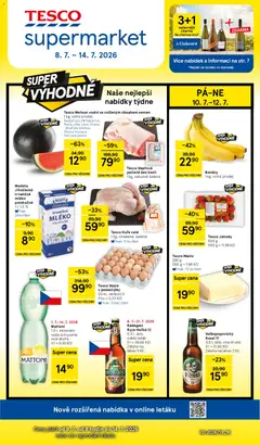 Náhled letáku Tesco leták - Supermarket od 08.07.2026