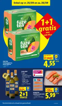 Lidl Folder week Folder week 39 - Voorbeeld van een folder van Lidl, geldig van 21/09/2026 | Pagina: 37 | Producten: Fles, Gevogelte, Groenten, Zalmfilet