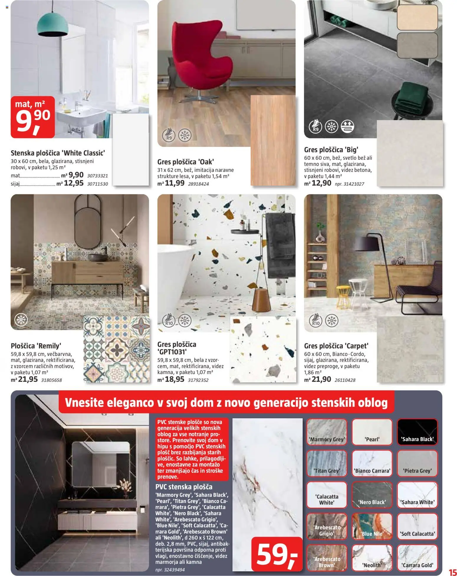 Novi Bauhaus katalog ponudbe – veljaven od 03.06.2026 | Stran: 15