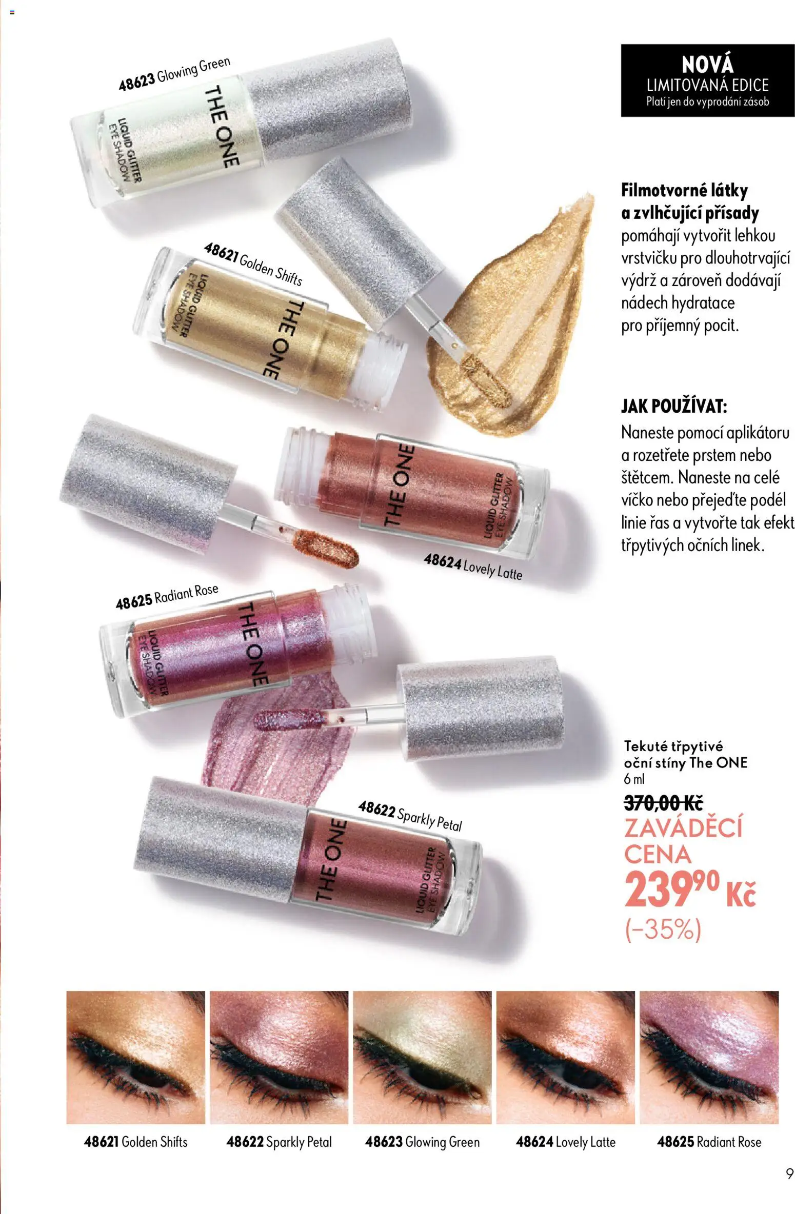 Oriflame katalog č. 13/2026 od 09.09.2026 | Strana: 9 | Produkty: Přísady, Oční stíny