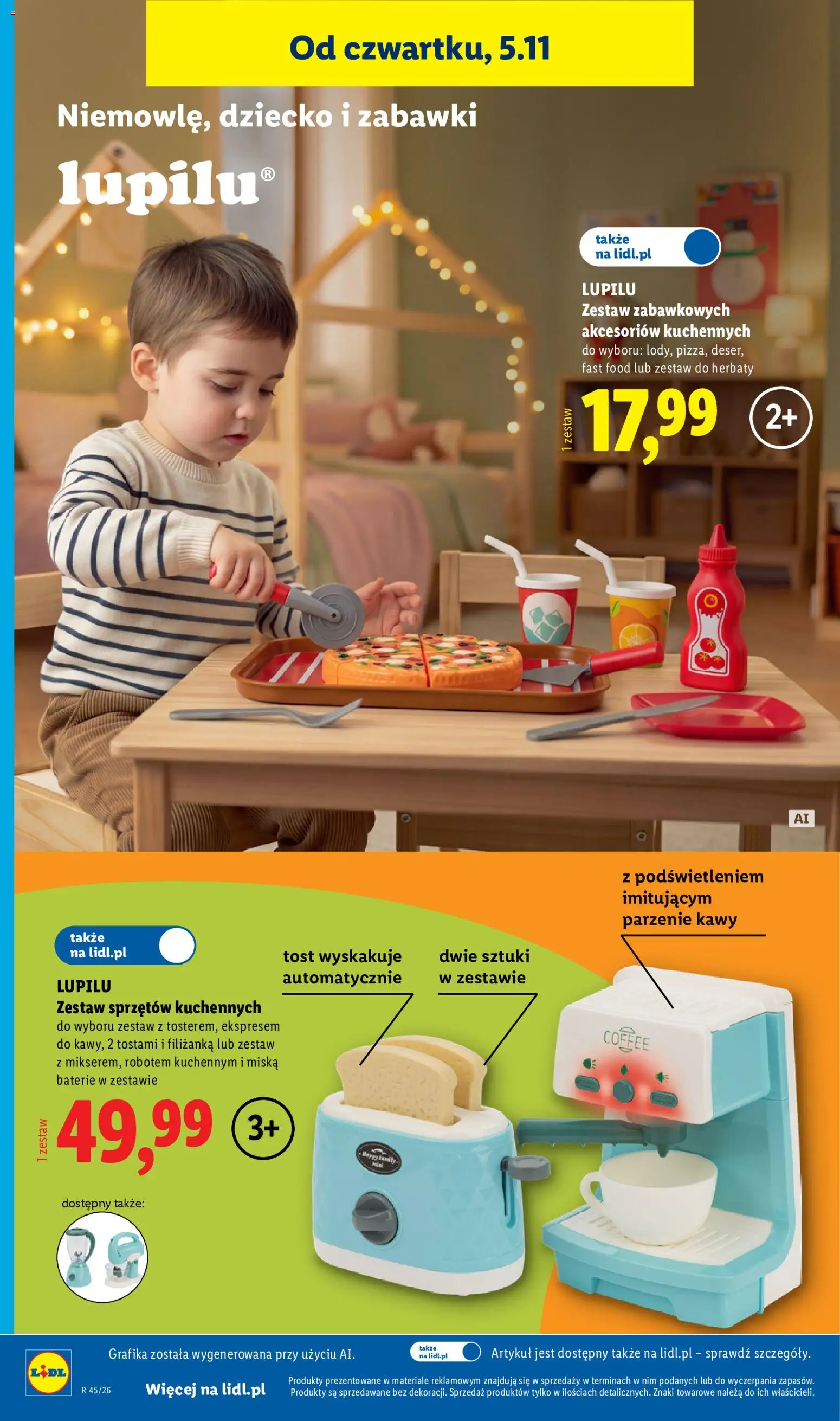 Lidl Polsko katalog od 02.11.2026 | Strana: 50 | Produkty: Miska, Baterie