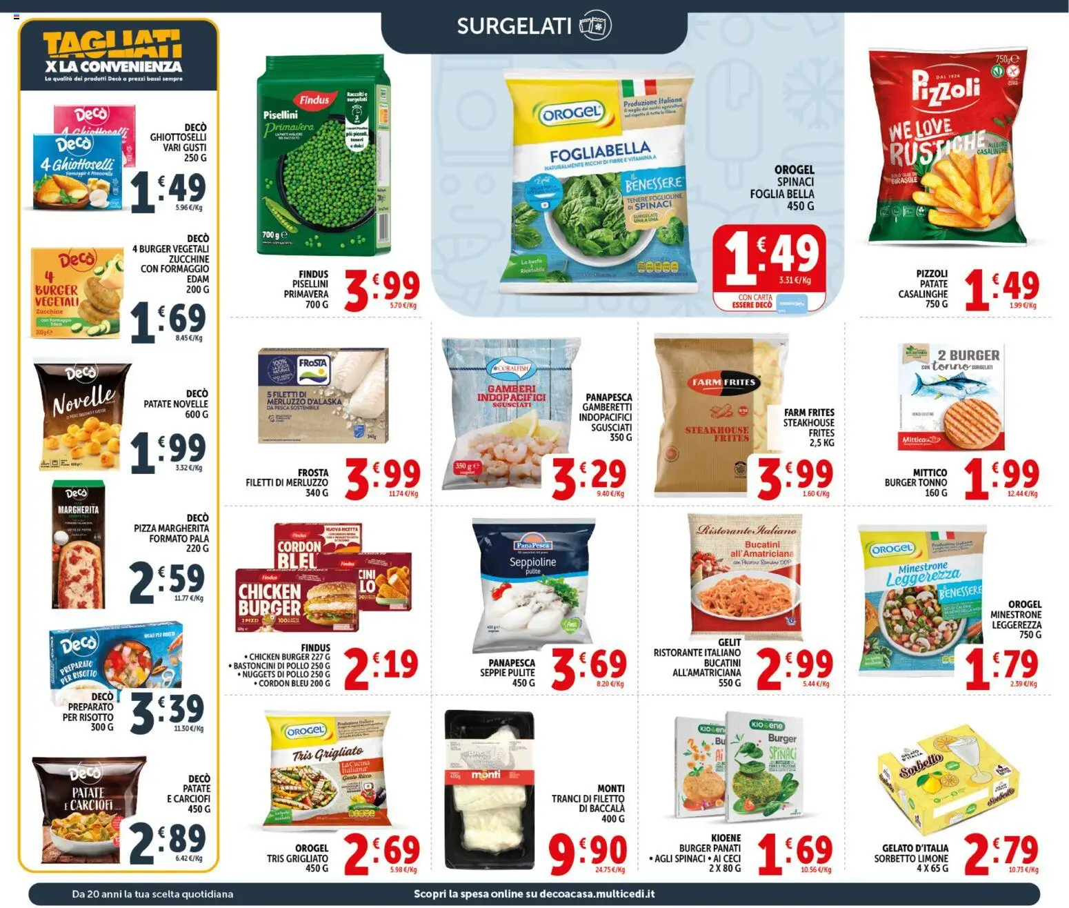Volantino Decò del 20.05.2026 | Pagina: 8 | Prodotti: Nuggets, Patate, Limone, Spinaci