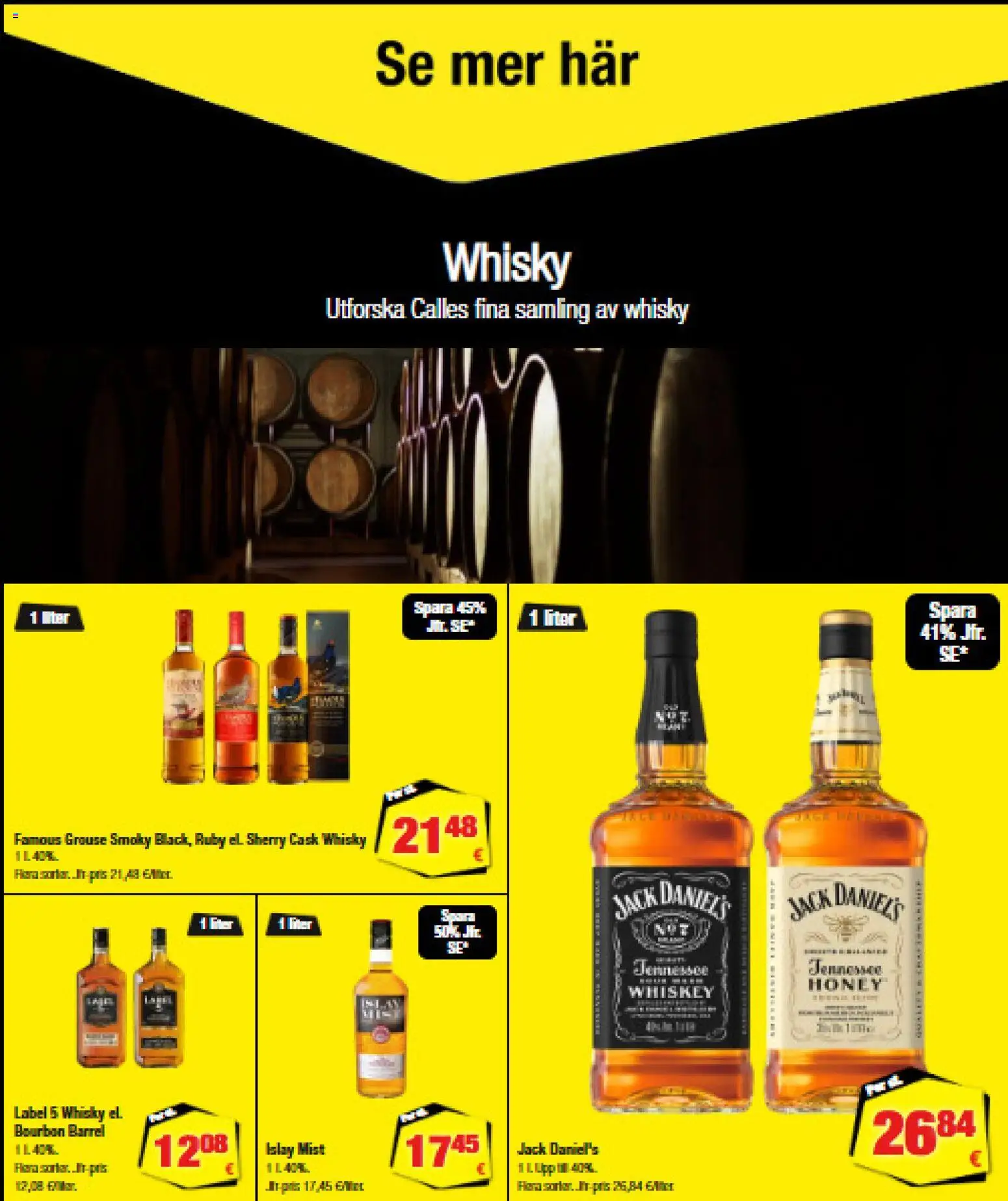 Calle tilbudsavis – gyldig fra 02/09/2026 | Side: 2 | Produkter: Bourbon, Whisky, Jack Daniel's