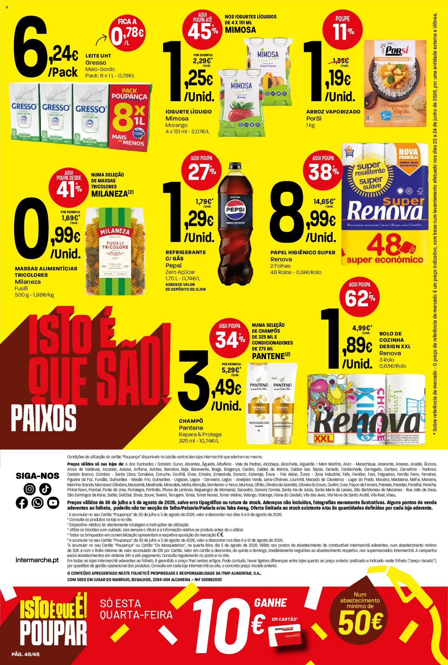 Intermarché folheto │ válido de 30/07/2026 | Página: 48