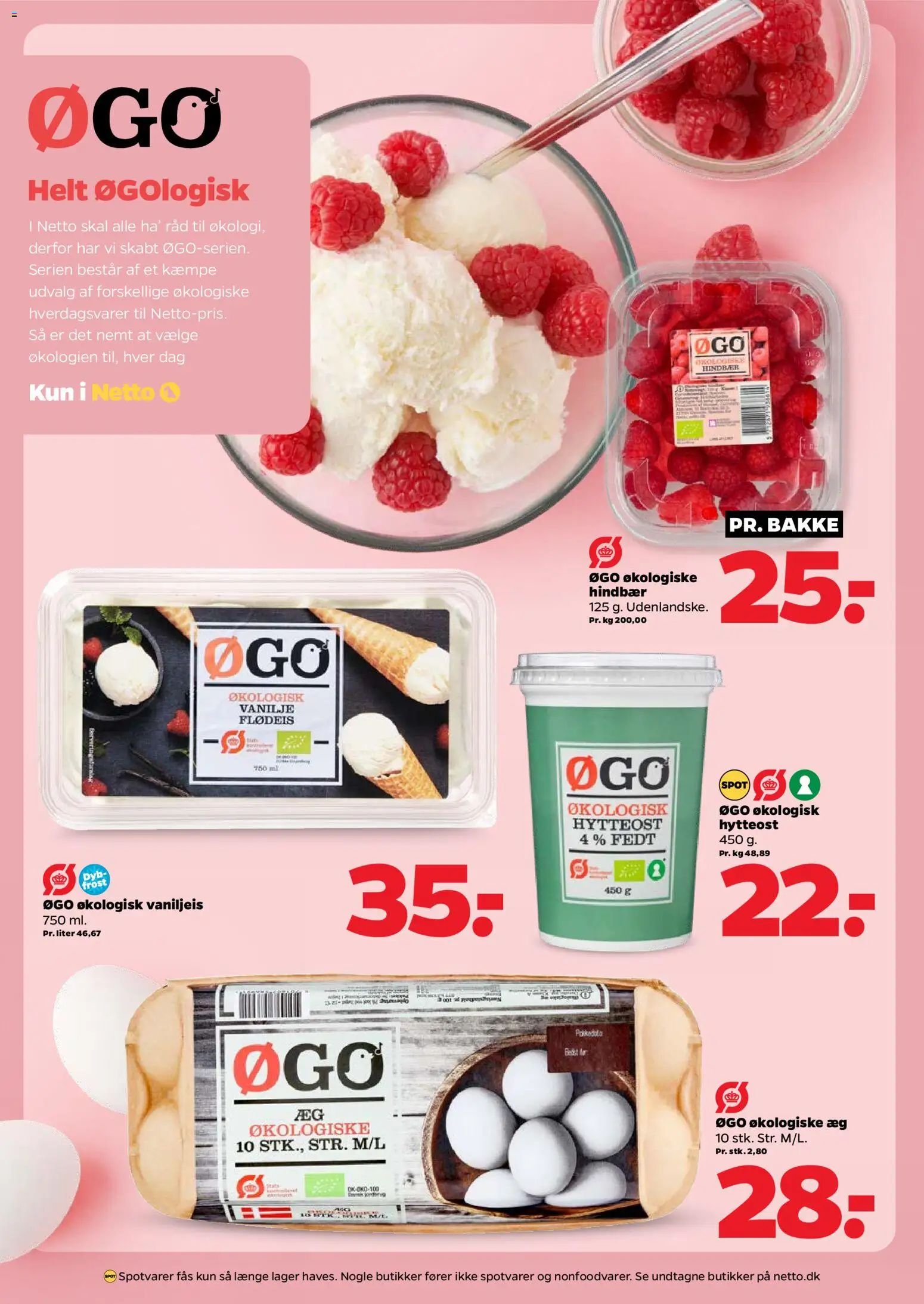 Netto tilbudsavis – gyldig fra 23.05.2026 | Side: 7 | Produkter: Æg, Hytteost, Flødeis, Hindbær
