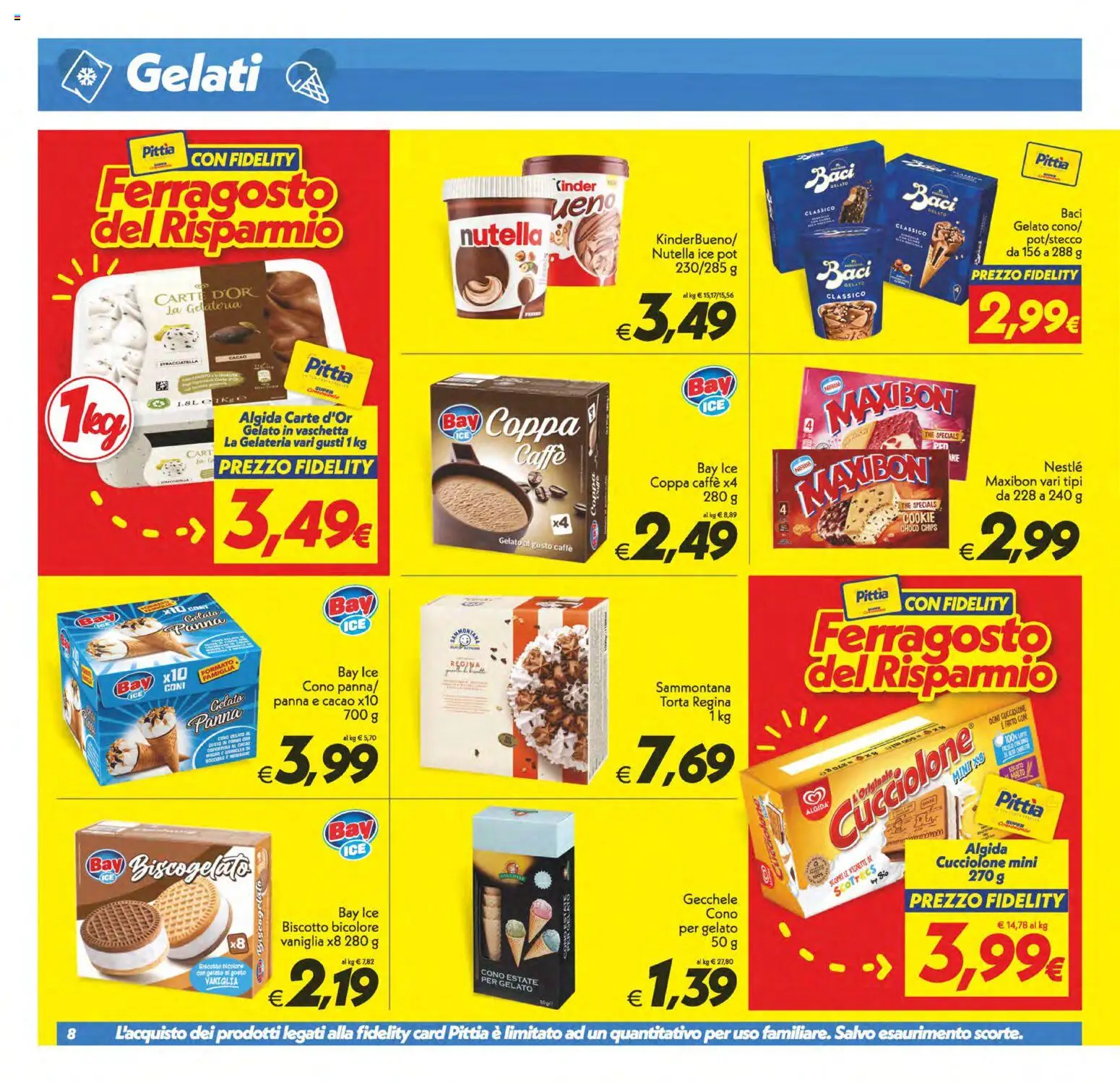 Volantino SuperConveniente del 11/08/2026 | Pagina: 8 | Prodotti: Vaniglia, The, Torta, Cacao