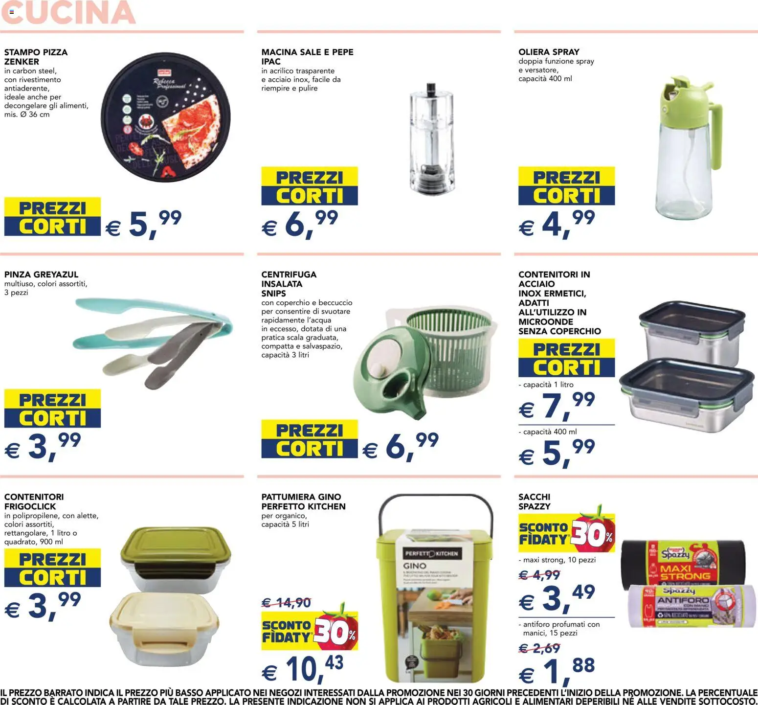Volantino Esselunga S del 18.06.2026 | Pagina: 3 | Prodotti: Microonde, Pizza, Pepe, Pattumiera