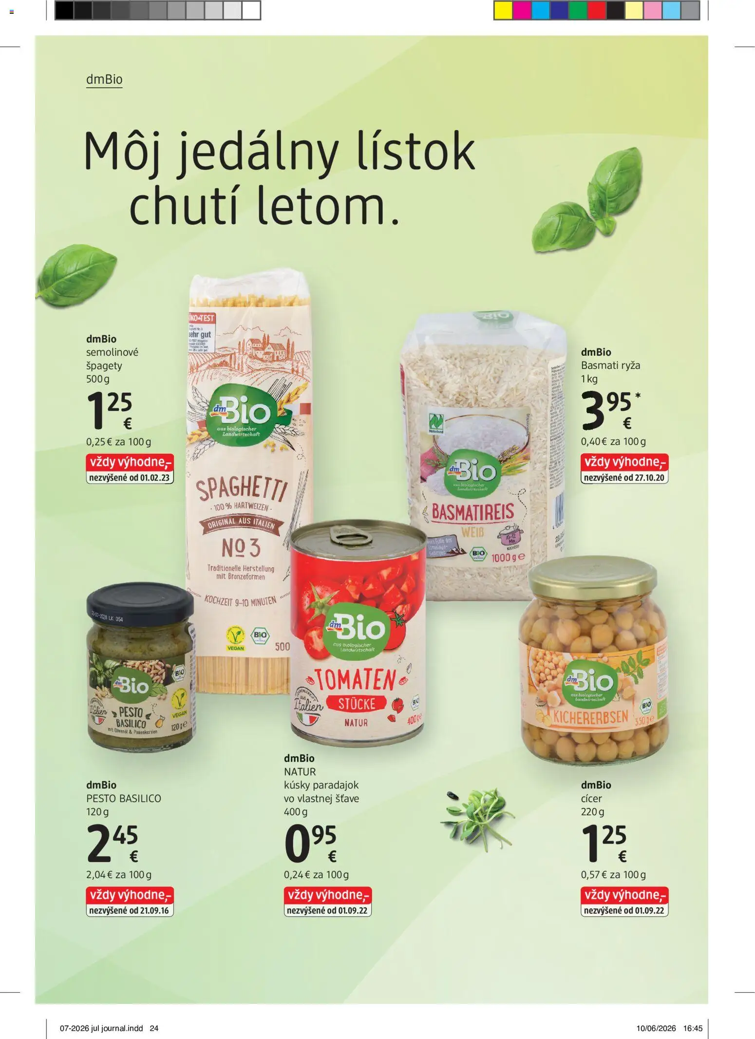 Nové dm drogerie akcie – leták je platný od 01.07.2026 | Strana: 24