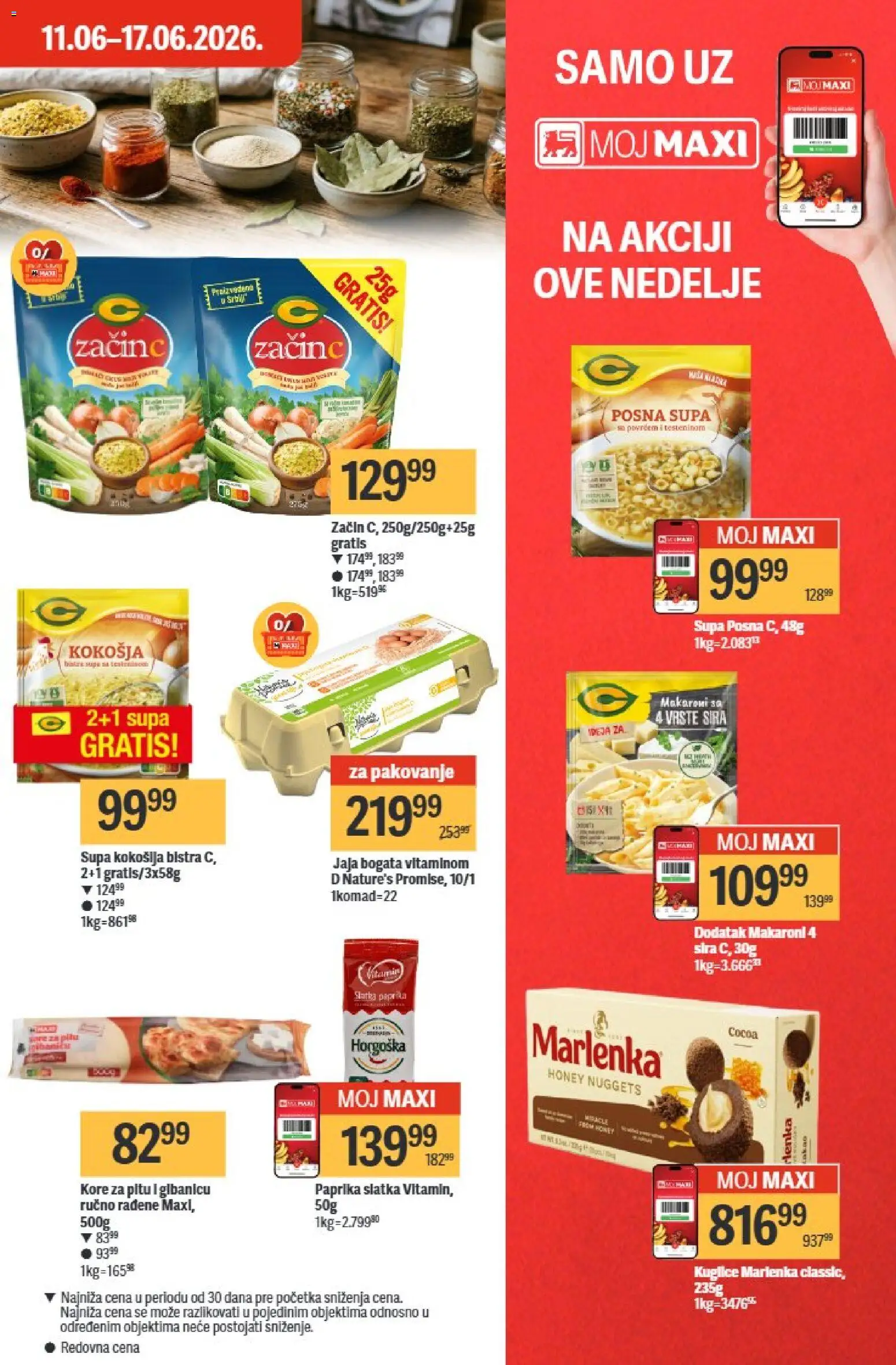 Maxi katalog - važi od 11.06.2026 | Strana: 19 | Proizvode: Paprika, Pakovanje, Jaja