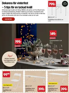 Jula Christmas - 2026 - Förhandsvisning av reklamblad från butik Jula aktuell från 22/10/2026 | Sida: 26 | Produkter: Bänk, Bord, Stol, Hopfällbar stol
