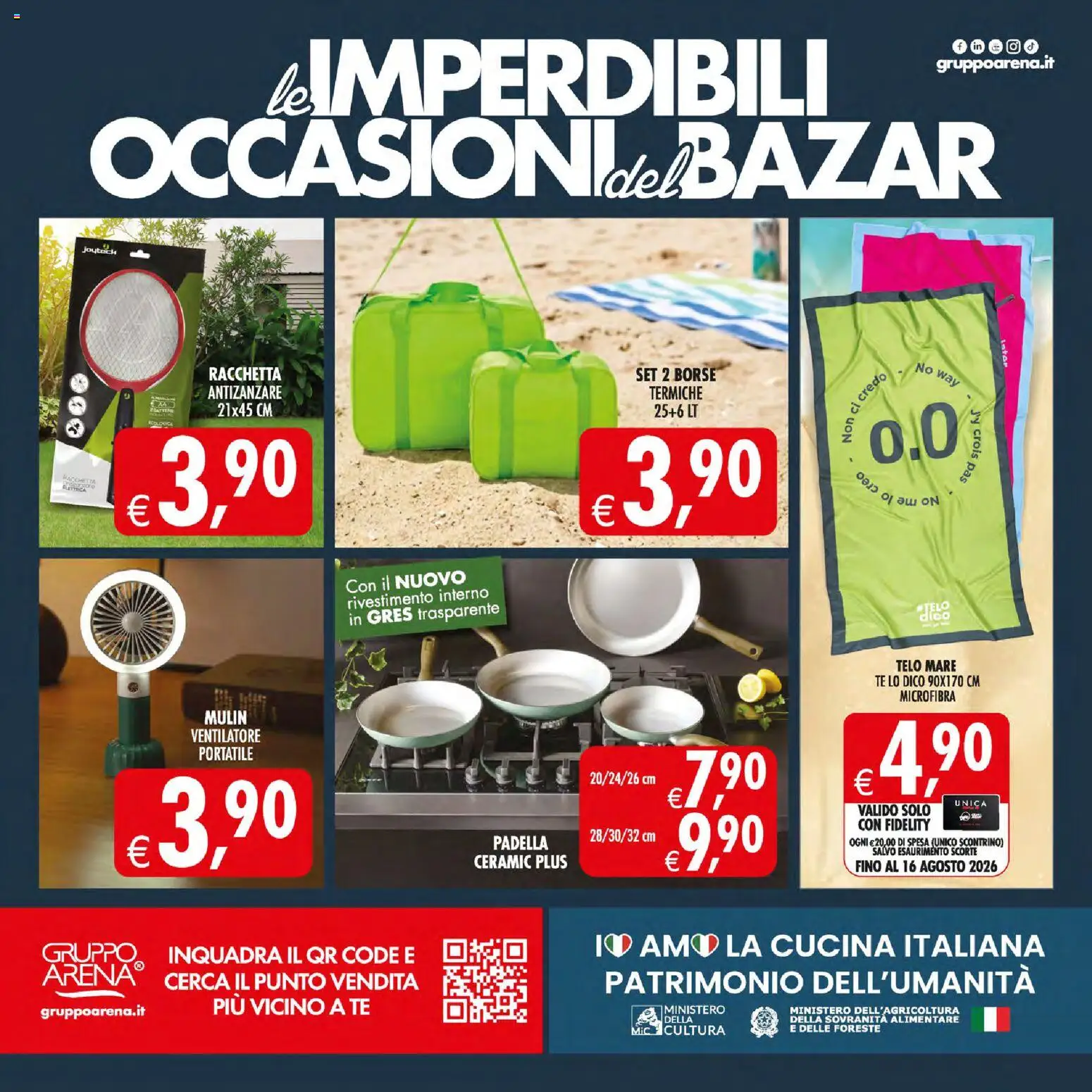 Volantino Decò del 30/06/2026 | Pagina: 32 | Prodotti: Ventilatore, Tè, Antizanzare, Padella
